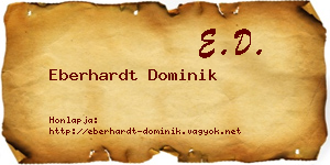 Eberhardt Dominik névjegykártya